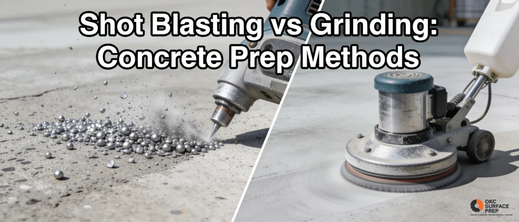 Shot blasting uses a centrifugal wheel to propel steel media at high velocity against